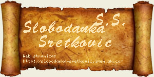 Slobodanka Sretković vizit kartica